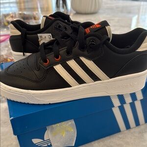 Adidas Black and White Sneakers